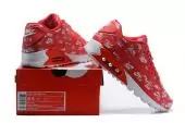 nike hommes air max 90 ultra lux casual chaussures sign red
